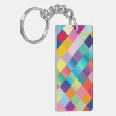 Porte-clés : GEOMETRIQUE MULTICOLORE (Devant gauche)