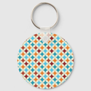 Porte-clés Géométrique stylé : Motif Vintage sans couture