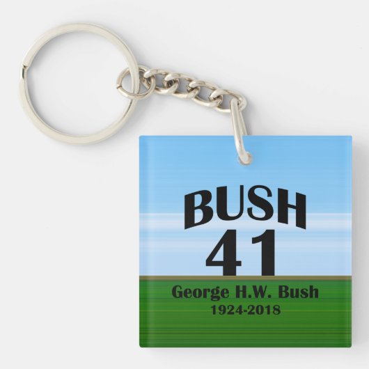 Porte-clés George H.W. Bush 1924-2018 (Devant)