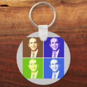 Porte-clés George W Bush Pop Art (Recto)