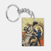 Porte-clés George Washington à cheval (Devant gauche)