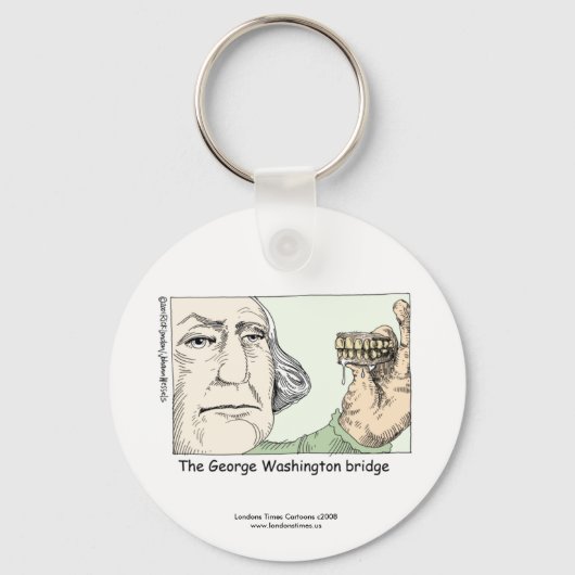 Porte-clés George Washington Bridge Funny Porte - clé (Recto)