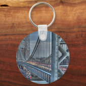 Porte-clés George Washington Bridge & Red Lighthouse NYC (Recto)