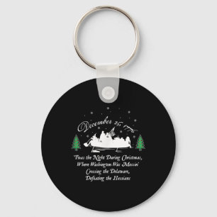 Porte-clés George Washington Crossing Delaware War Indepen