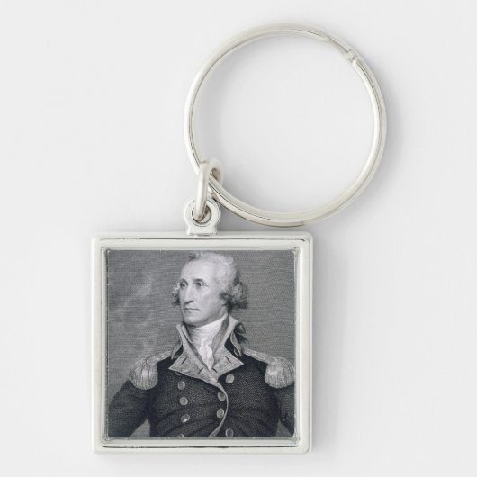 Porte-clés George Washington, gravé par brun Durand de (Devant)