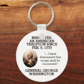 Porte-clés George Washington Mandates depuis 1777 (Recto)