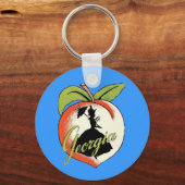Porte-clés Georgia Peach Porte - clé (Recto)