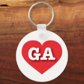 Porte-clés Georgia Red Heart - Big Love (Recto)