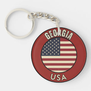 Porte-clés Géorgie États-Unis d'Amérique