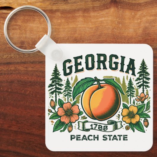 Porte-clés Géorgie vintage (Recto)