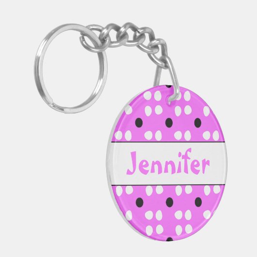 Porte-clés Gepersonaliseerde Stippen patroon (Devant gauche)