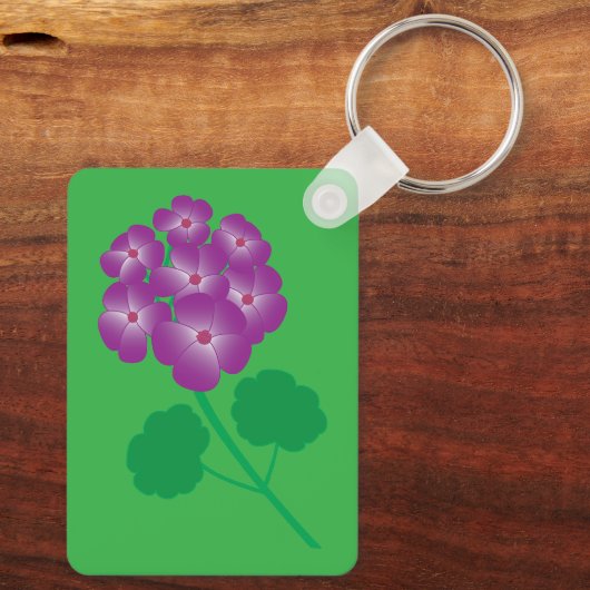 Porte-clés Geranium Flowers (Verso)