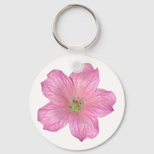 Porte-clés Géranium rose