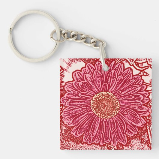Porte-clés Gerbera Daisy (Devant)