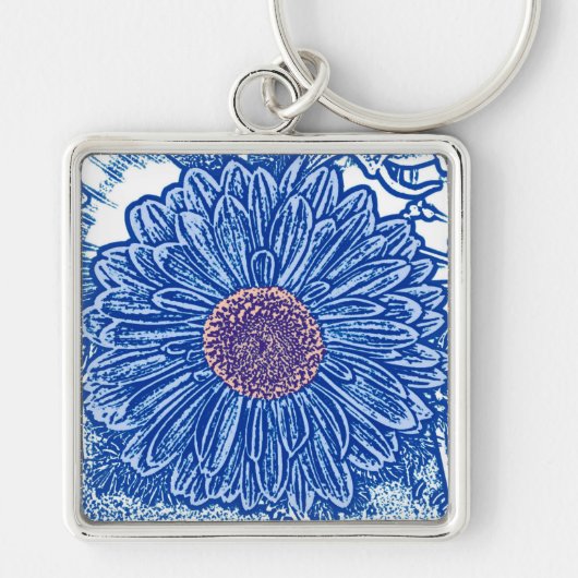 Porte-clés Gerbera Daisy Block (Devant)