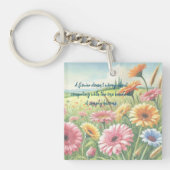Porte-clés Gerbera Daisy Field & Citation (Devant)