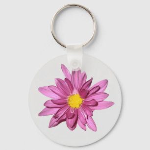 Porte-clés Gerbera Violet Clair
