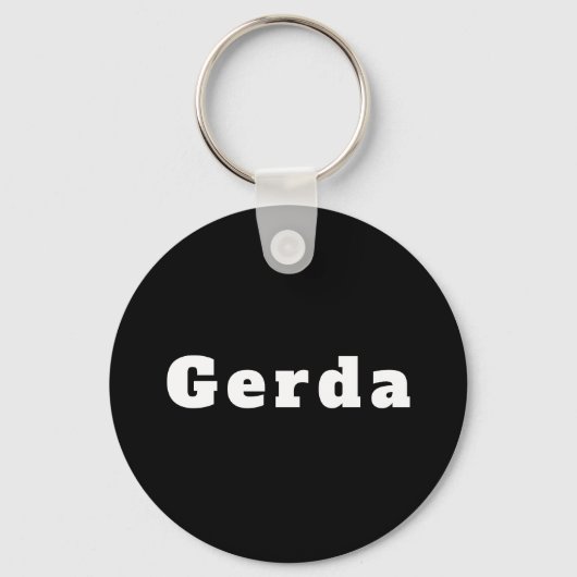 Porte-clés Gerda (homonymie) (Recto)
