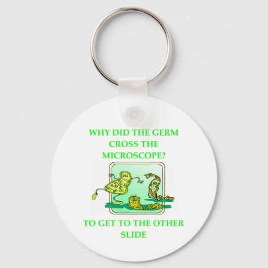 PORTE-CLÉS GERM BIOLOGY RESEARCH JOKE (Recto)