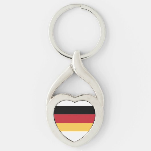 Porte-clés German Oktoberfest Germany Flag Metal Keychain (Devant)
