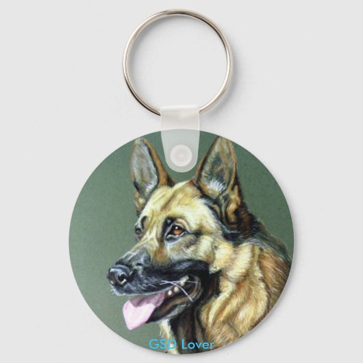 Porte-clés german shepard Dog (Recto)