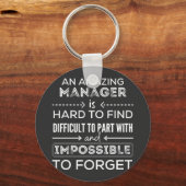 Porte-clés Gestionnaire, Cadeau Pour Gestionnaire, Un Véritab (Recto)