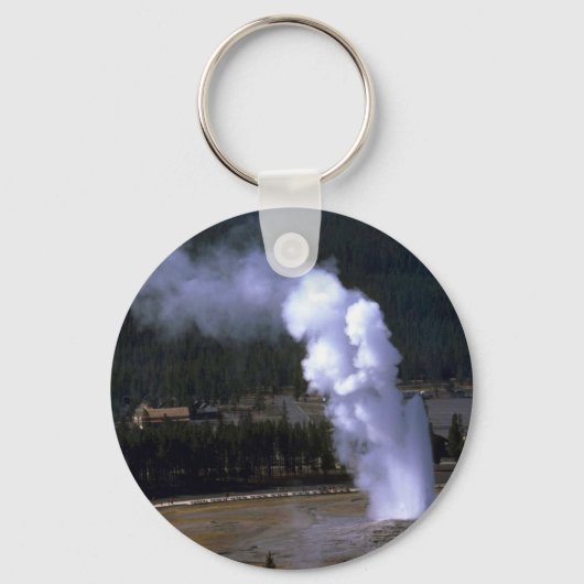 Porte-clés Geyser, parc national de Yellowstone (Recto)