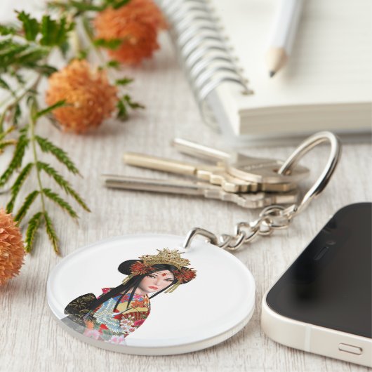 Porte-clés Geysha (Devant Droit)