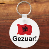 Porte-clés Gezuar albanais ! (Santé) (Recto)