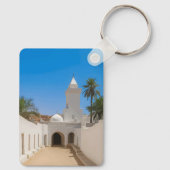 Porte-clés Ghadames, Libye - Mosquée Blanche Classique (Verso)