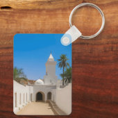 Porte-clés Ghadames, Libye - Mosquée Blanche Classique (Verso)
