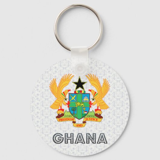 Porte-clés Ghana Coat of Arms (Recto)