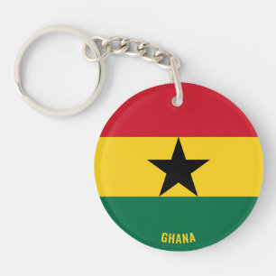 Porte-clés Ghana Drapeau charmant patriotique