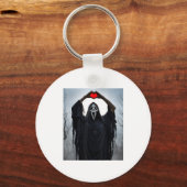 Porte-clés Ghost Red Heart Hands Y Face Halloween Valentines  (Recto)