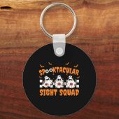 Porte-clés Ghost Sight Squad Halloween Optométrie (Recto)