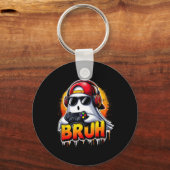 Porte-clés Ghost Video Game Bruh Halloween Gaming Controller (Recto)
