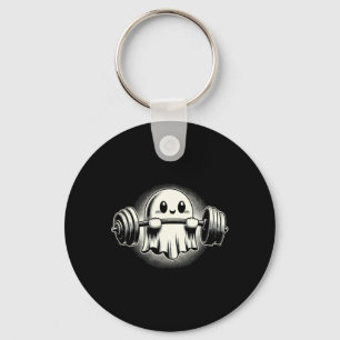 Porte-clés Ghost Weighlifting Funny Ghost Workout Halloween