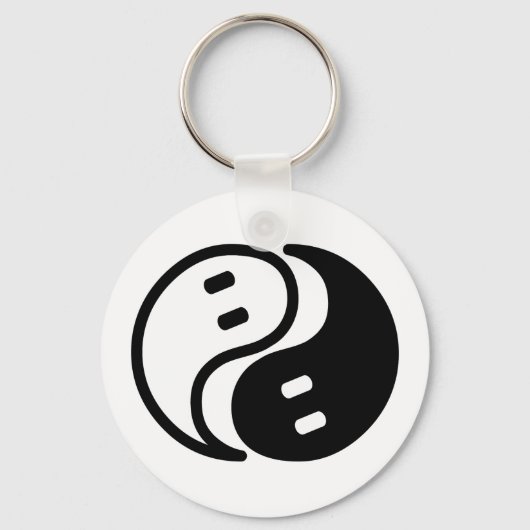 Porte-clés Ghost Yin Yang (Recto)