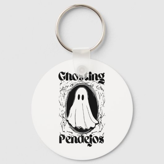 Porte-clés Ghosting Pendejos Funny Mexicain Ghost Halloween ( (Recto)