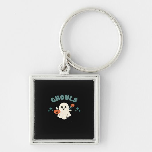 Porte-clés Ghouls veut juste s'amuser Halloween Art Funny Quo (Devant)