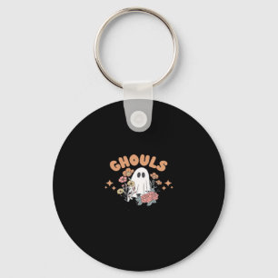 Porte-clés Ghouls veut juste s'amuser Halloween Art Sloth Des