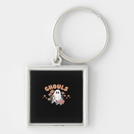 Porte-clés Ghouls veut juste s'amuser Halloween Art Sloth Des (Devant)