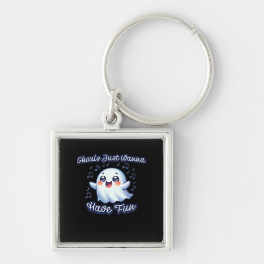 Porte-clés Ghouls veut juste s'amuser Sloth & Slogan (Devant)