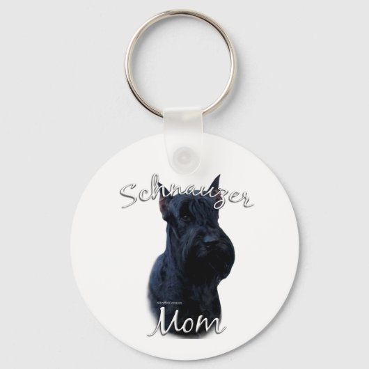 Porte-clés Giant Schnauzer Maman 2 (Recto)