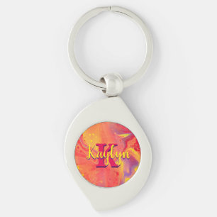 Porte-clés Gibier Red Purple Acrylic Flow Art