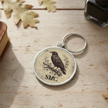 Gift for Bird Lover Vintage Raven Dark Academia