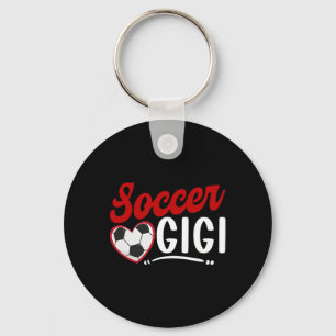 Porte-clés Gigi Foot Grand-mère Gigi D'un Joueur De Football