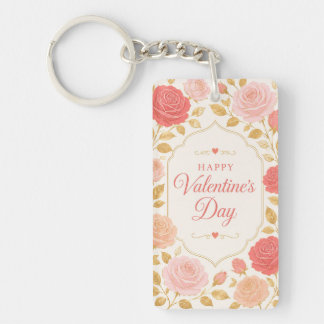 Porte-clés Gilded Rose Romance de la Saint-Valentin
