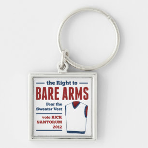 Porte-clés Gilet nu 2012 de chandail de Rick Santorum de bras