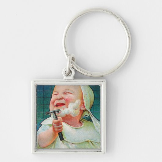 Porte-clés Gillette Safety Razor - Commencer le rasage précoc (Devant)